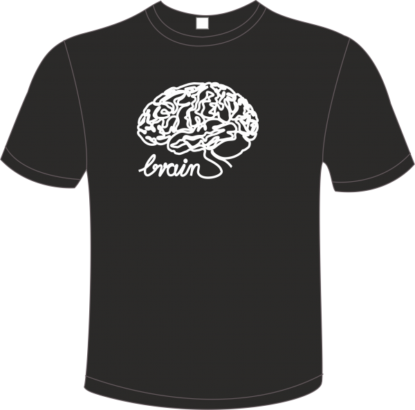 T-shirt brain